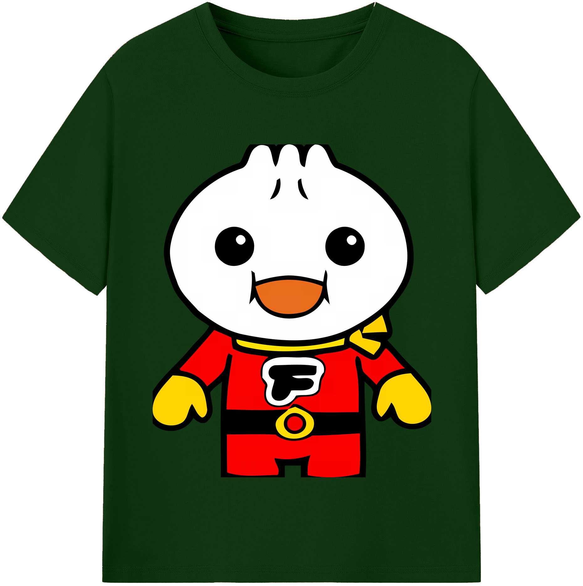 （画像用） アンパンマン Anpanman 綿100％半袖Tシャツ（フロントプリント）